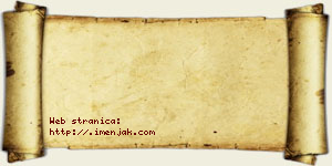 Jovana Opančina vizit kartica